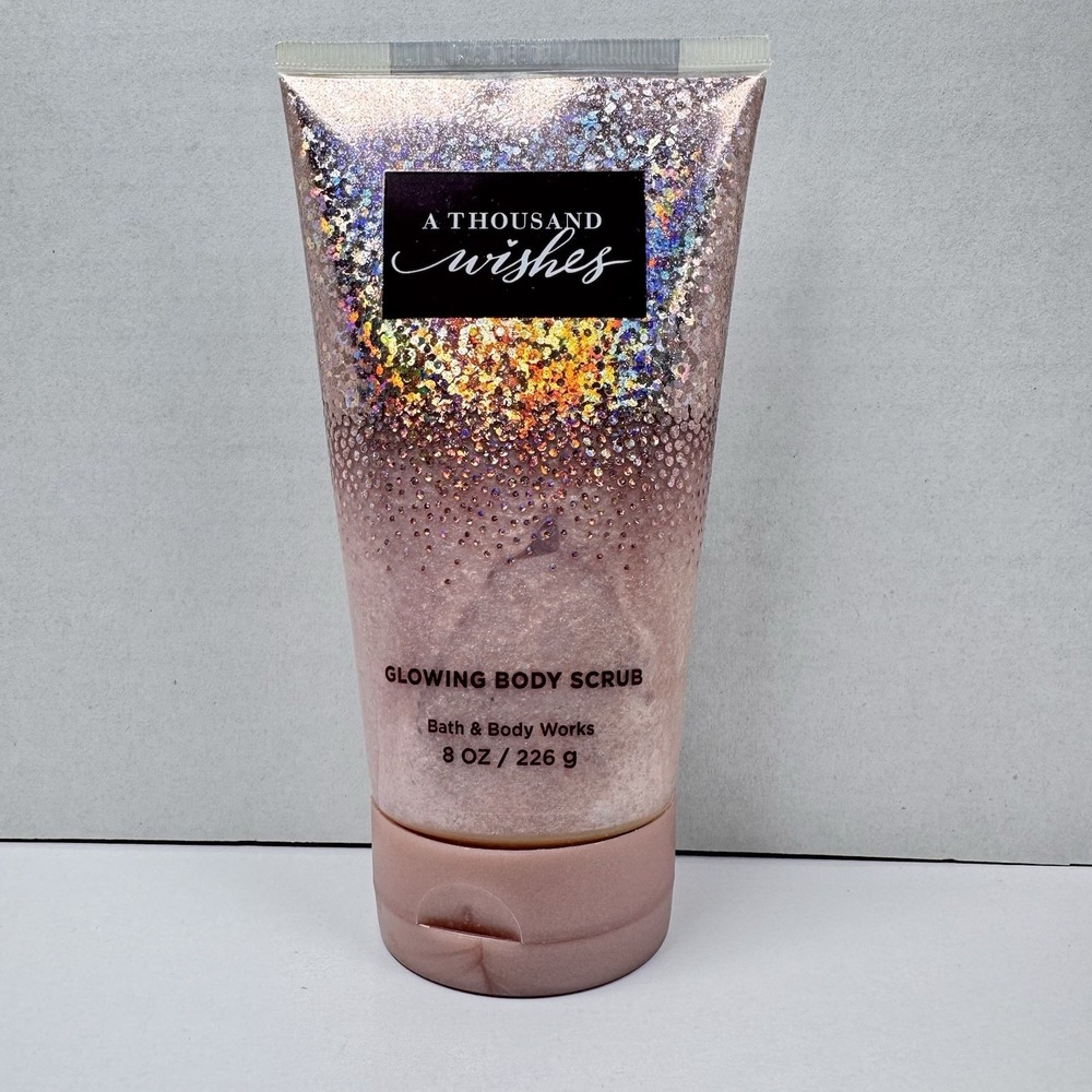 Bath & Body Works A Thousand Wishes Glowing Body Scrub 8 oz NEW